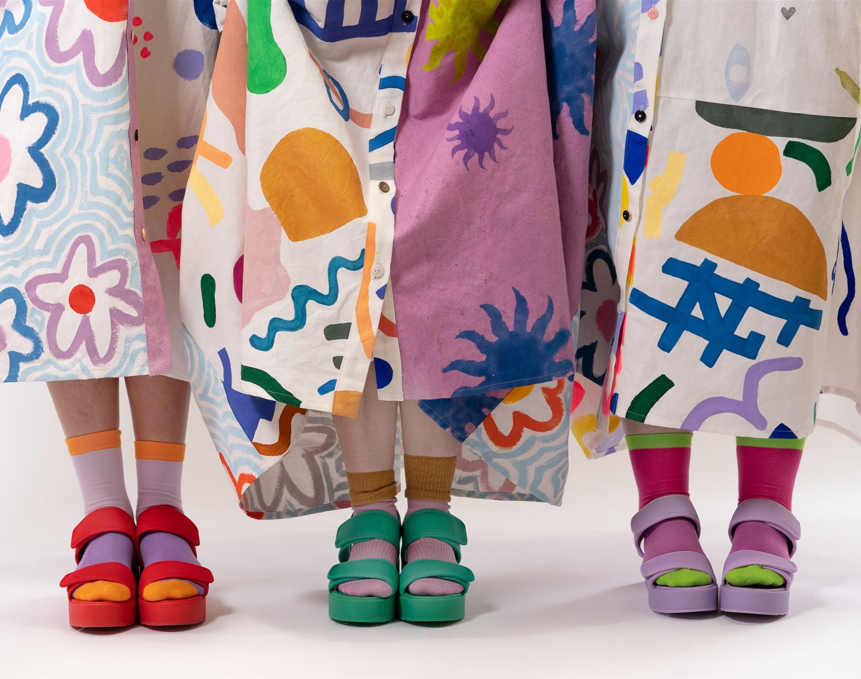 sue-ching lascelles is auctioning off artist-painted dresses for a good cause