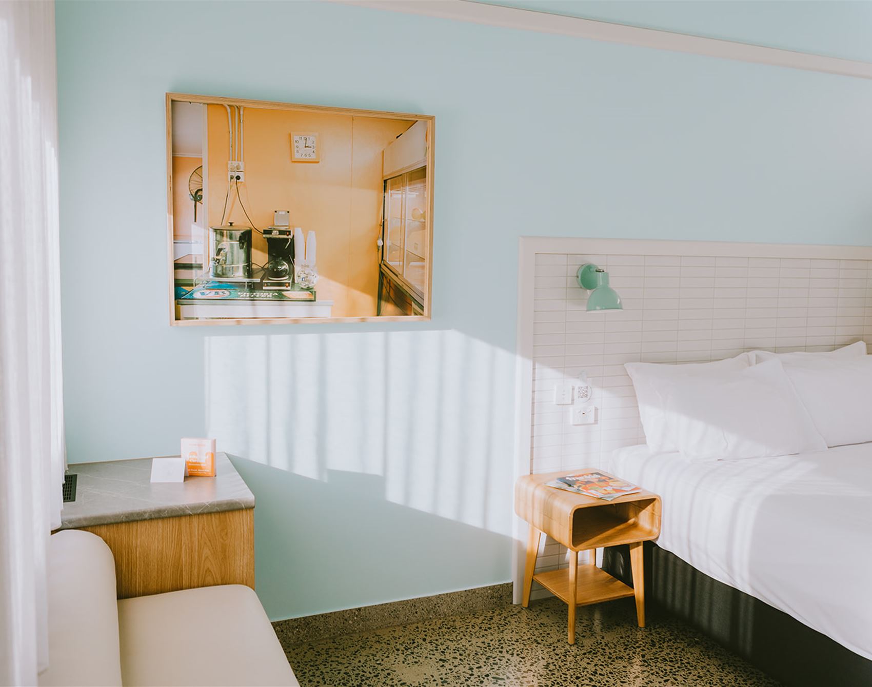 pastel palm springs-inspired paradise and art on the gold coast