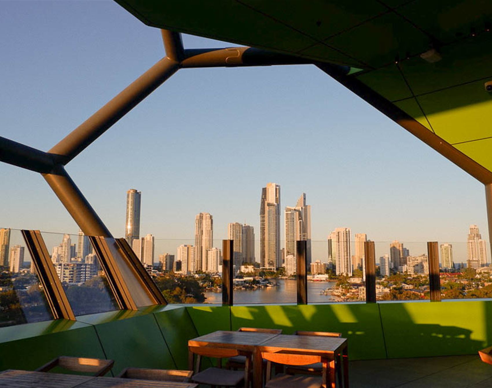 pastel palm springs-inspired paradise and art on the gold coast