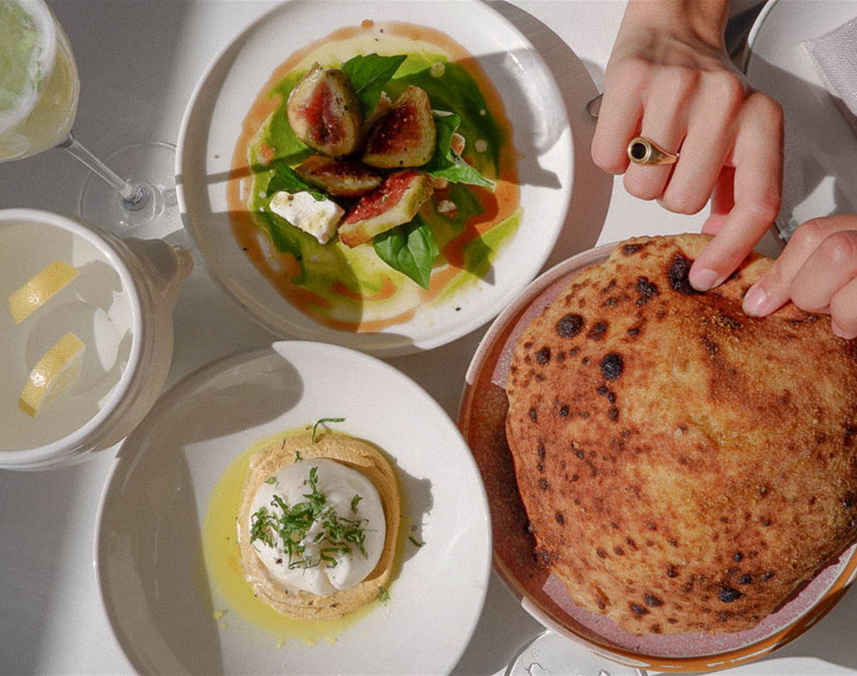 a morning in the clouds plus burrata and king prawns on the gold coast