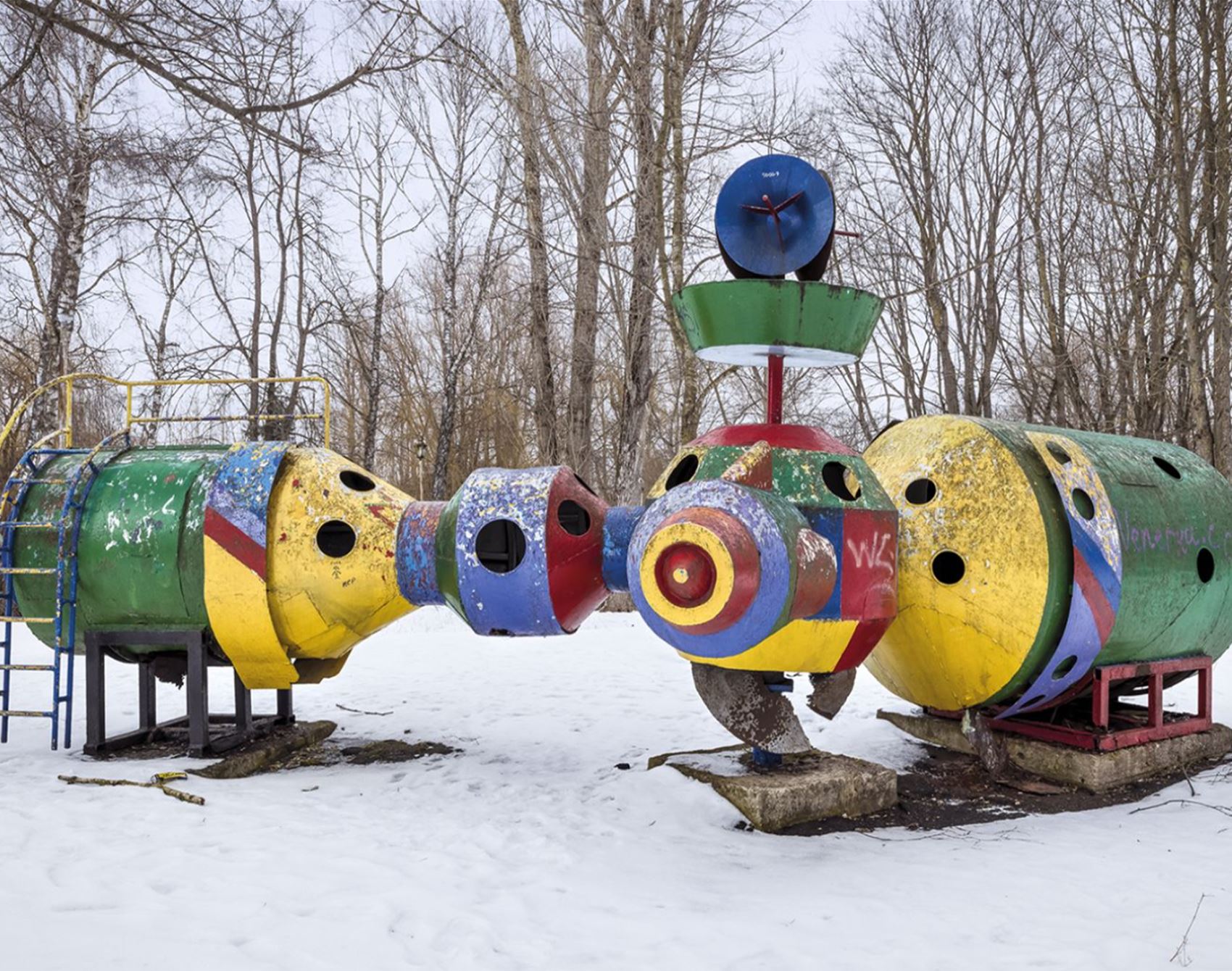 take a gander at these space-age playgrounds