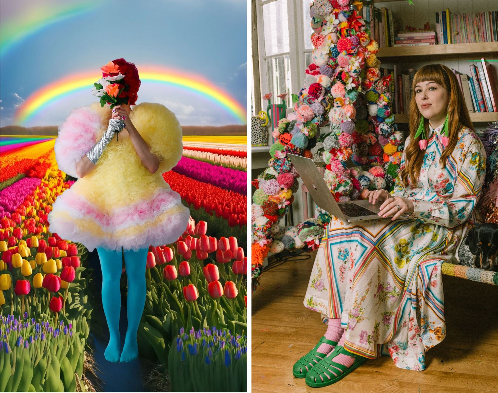 rachel burke’s magical, glittery generative AI creations