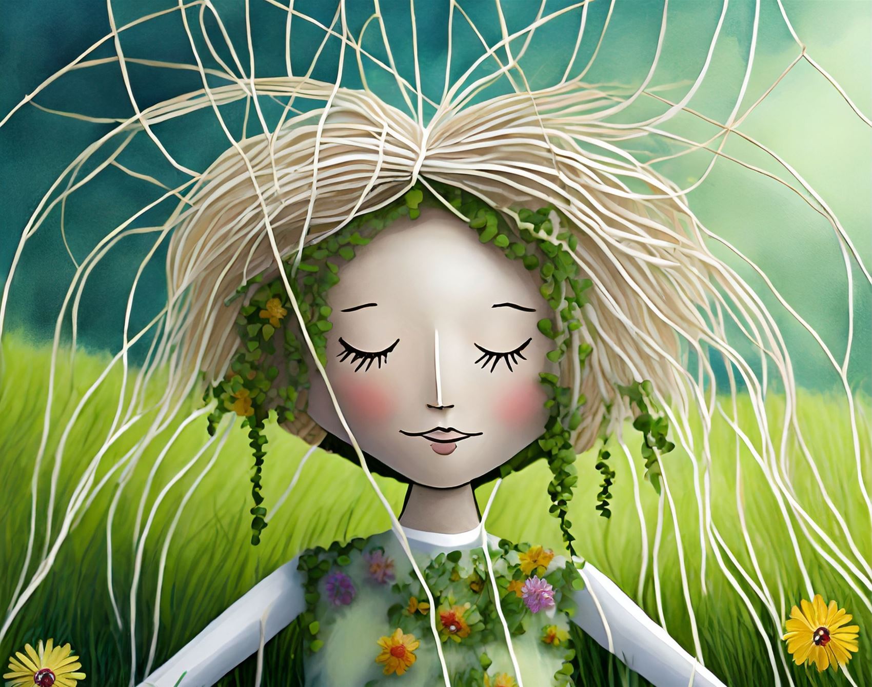 scribble club gallery: flower power with adobe firefly