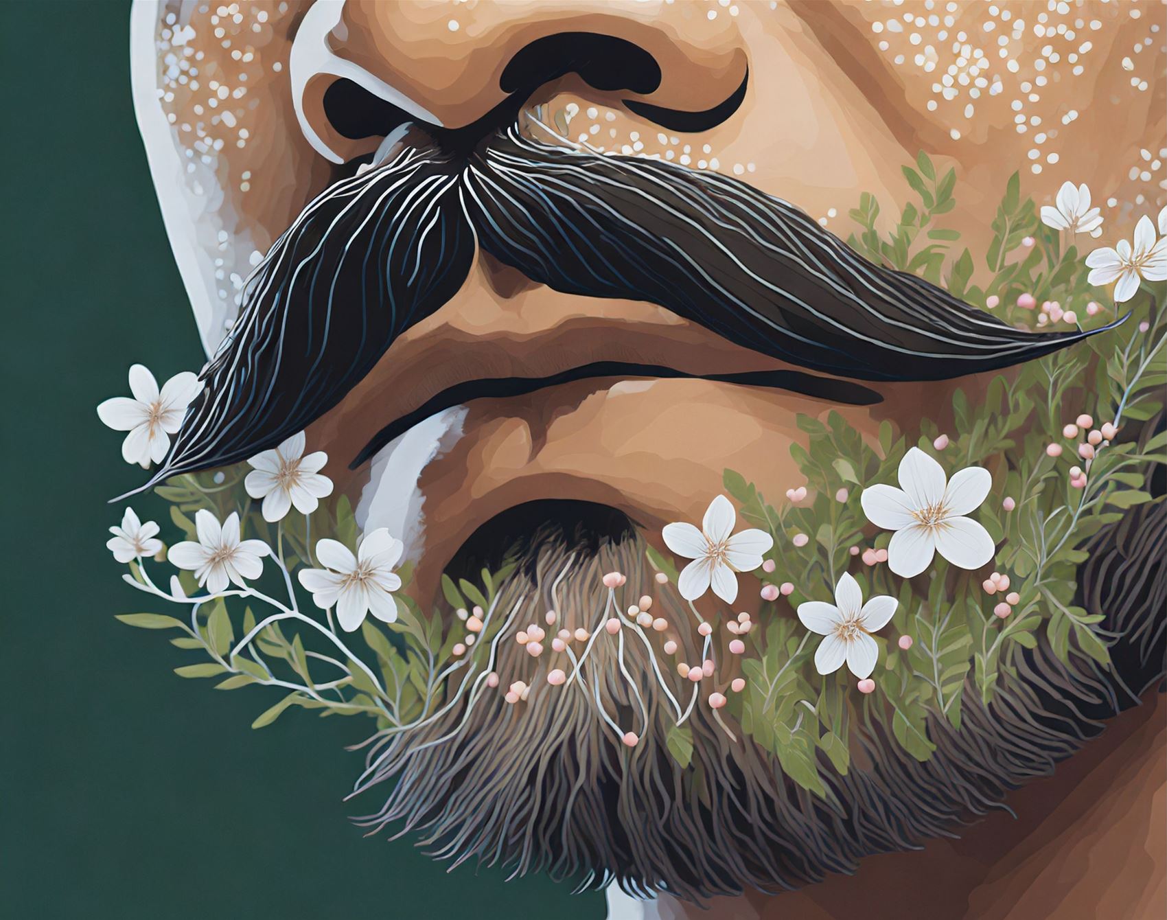 scribble club gallery: flower power with adobe firefly