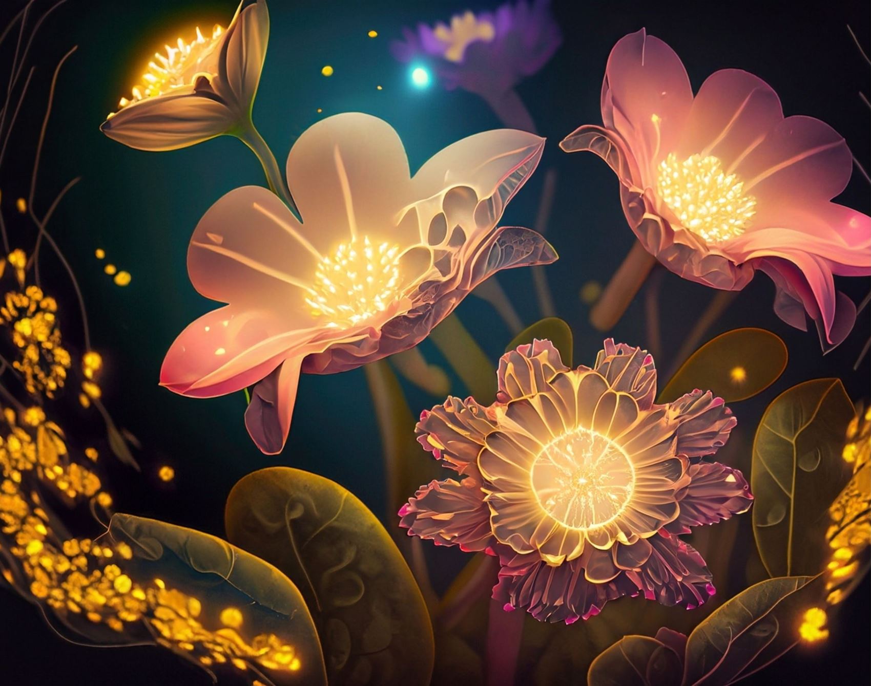 scribble club gallery: flower power with adobe firefly
