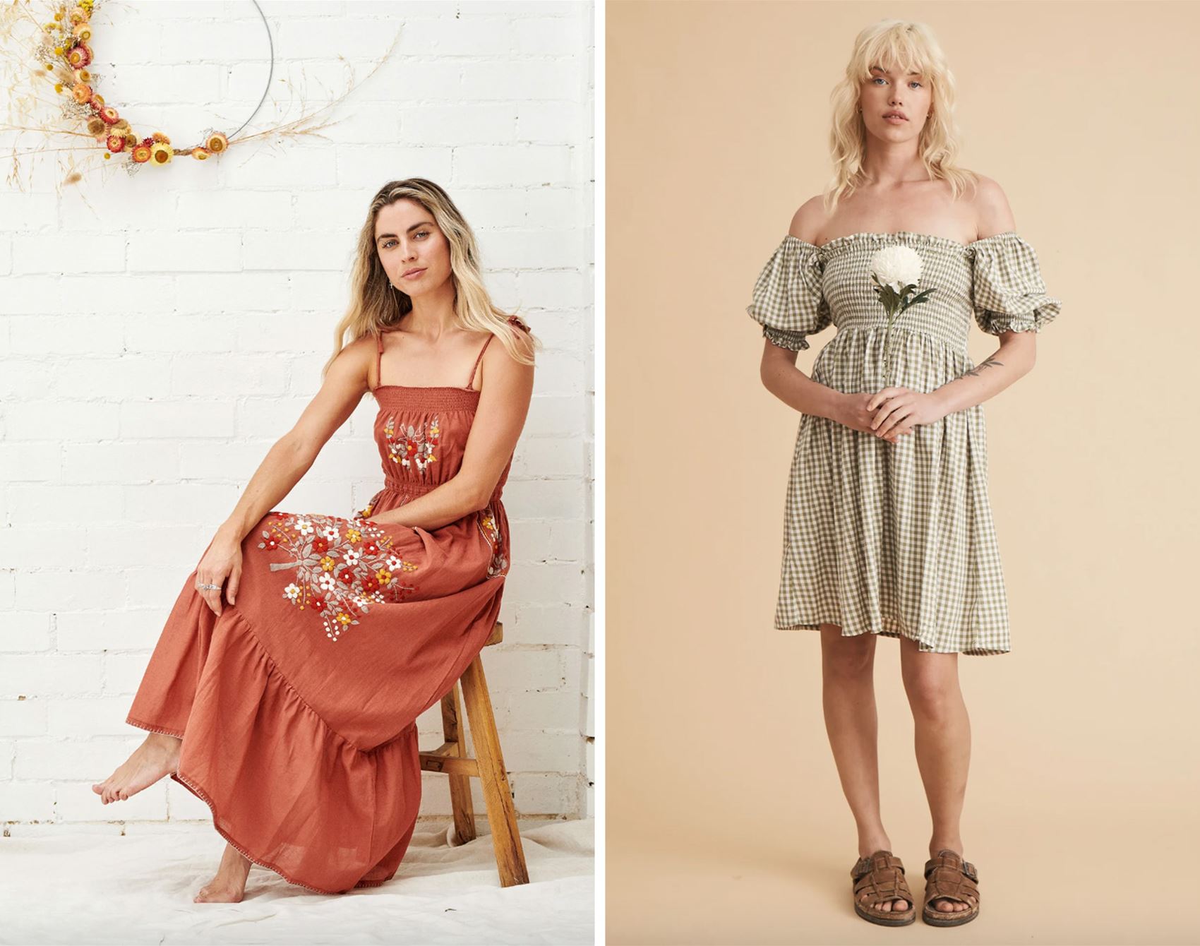 breezy and earth-toned summer dresses by folkstore