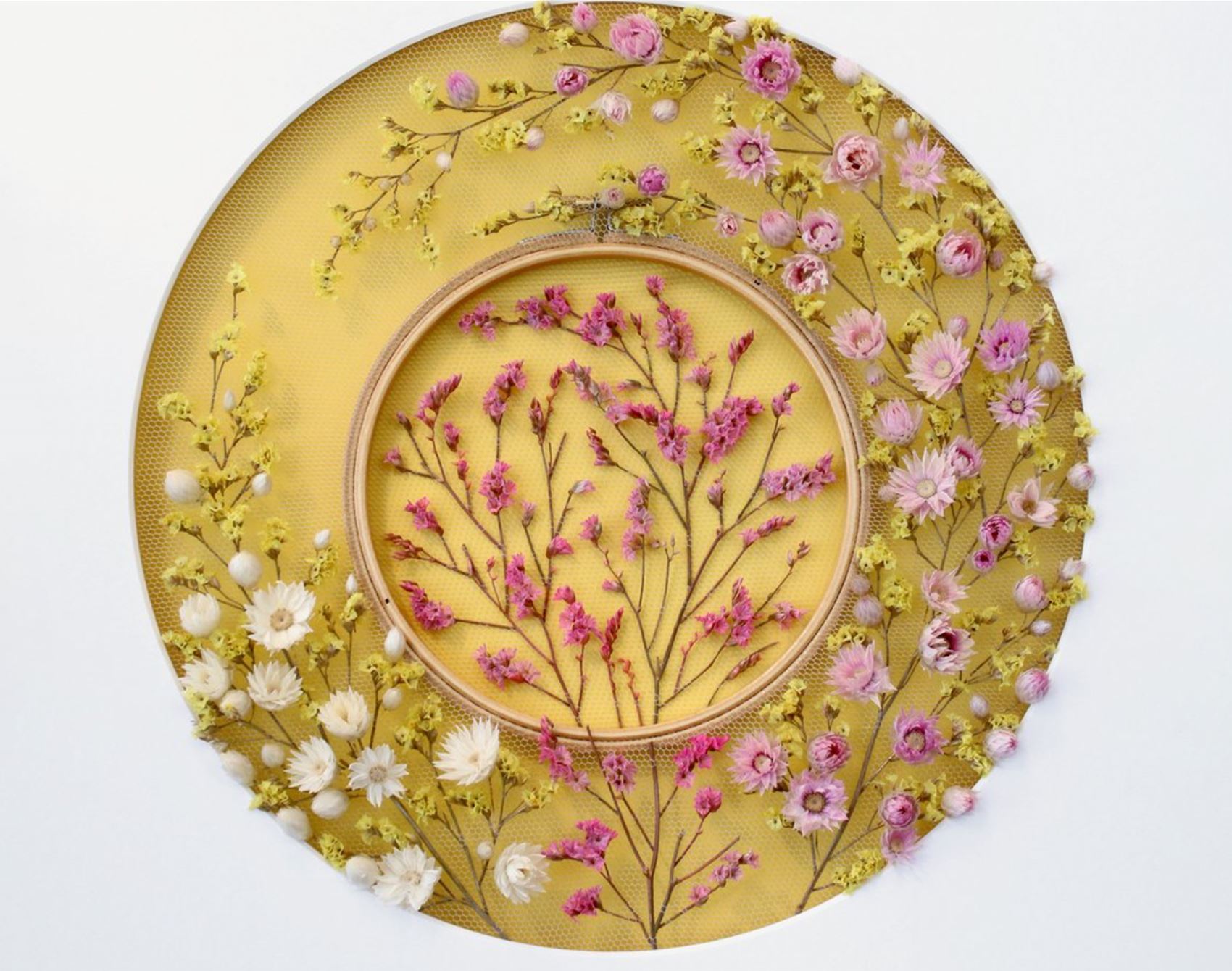 olga prinku uses real flowers to craft her fab embroideries