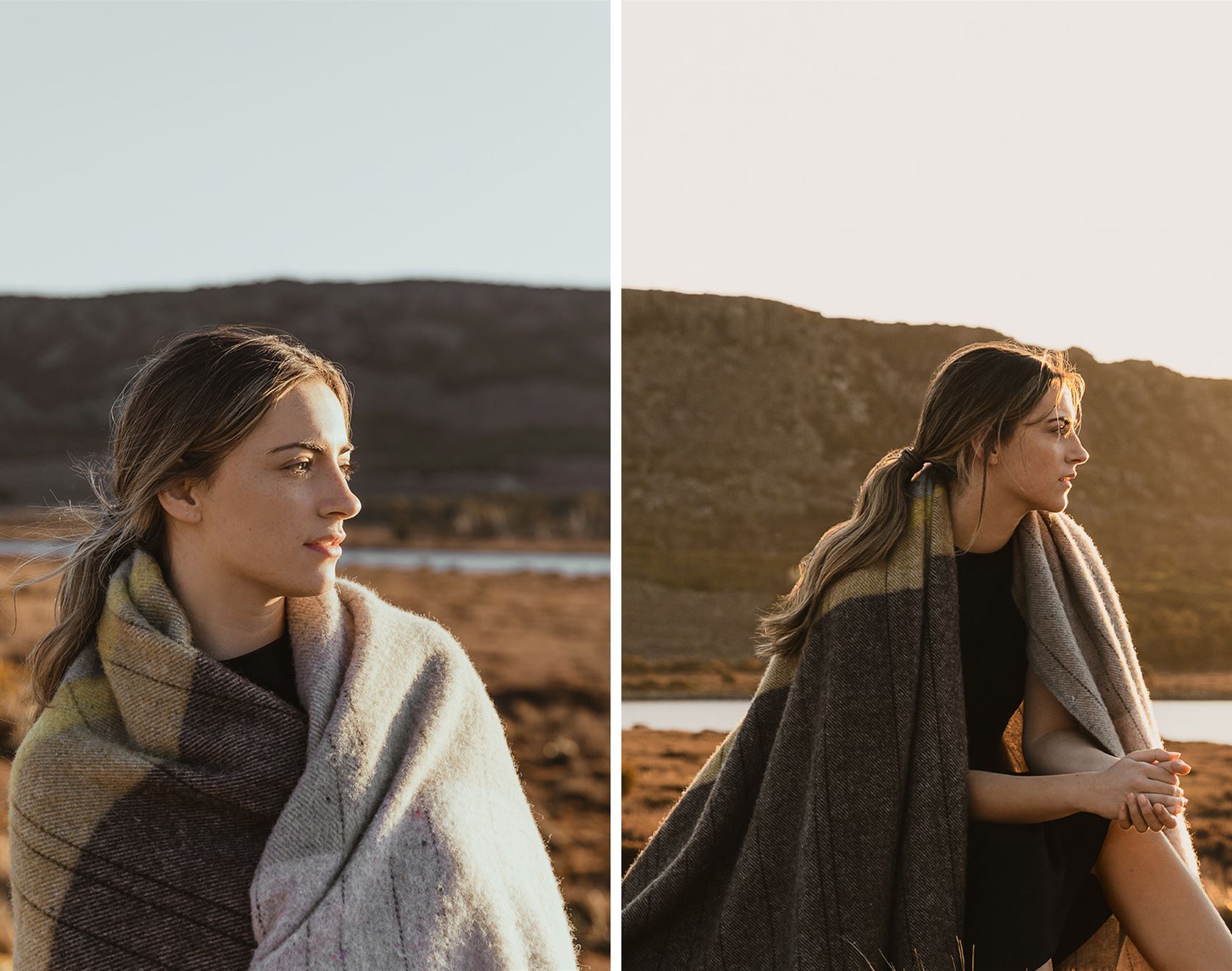 these recycled wool blankets are an ode to the tasmanian wilderness