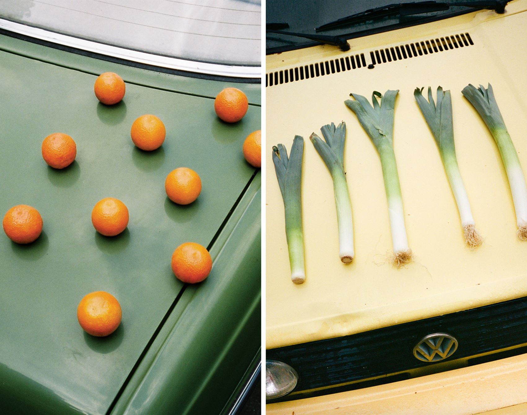 this berlin shutterbug snaps fruit and veggies on cars