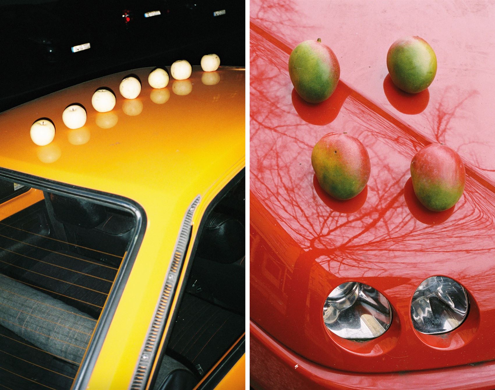 this berlin shutterbug snaps fruit and veggies on cars