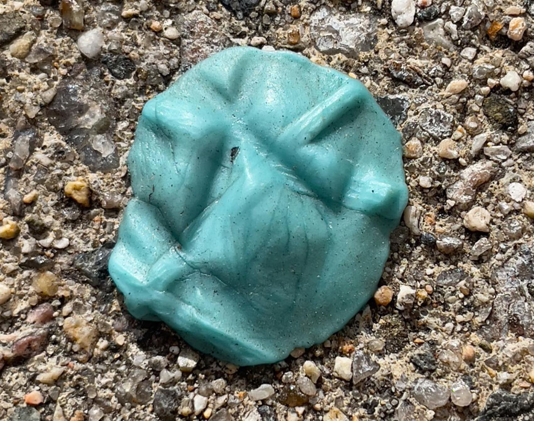 this photo series highlights the overlooked charm of discarded gum