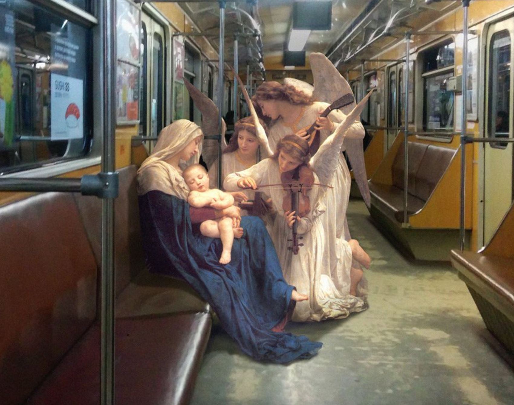 alexey kondakov blends classical portraits with our modern world