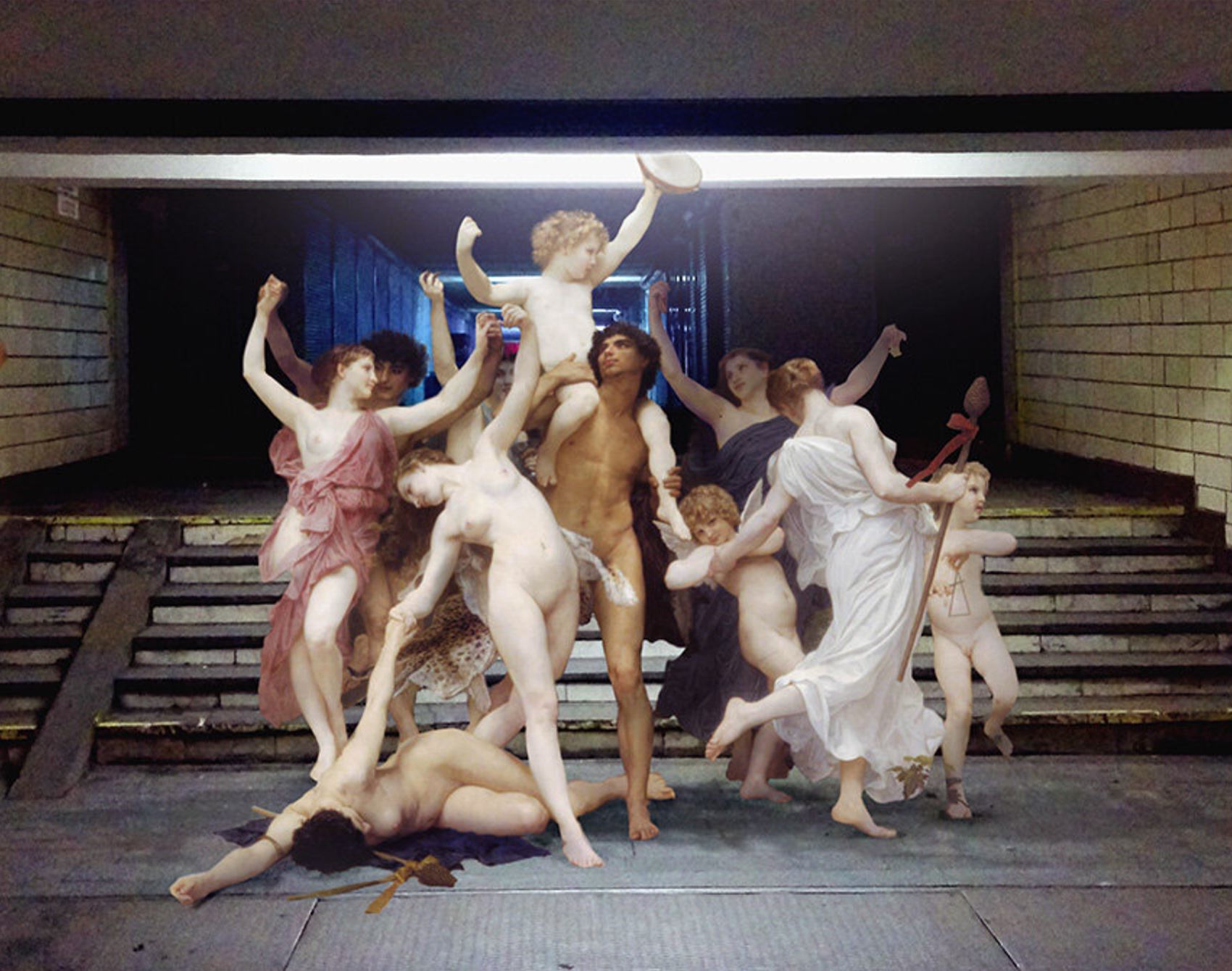 alexey kondakov blends classical portraits with our modern world