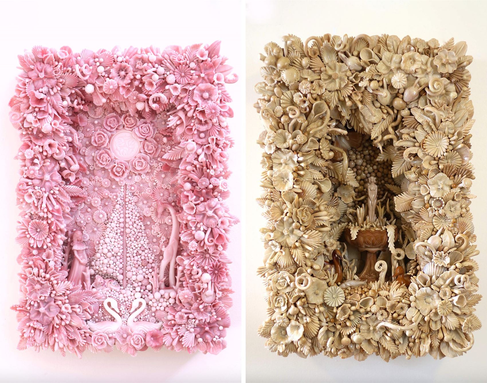 get a load of amber cowan’s upcycled glass sculptures