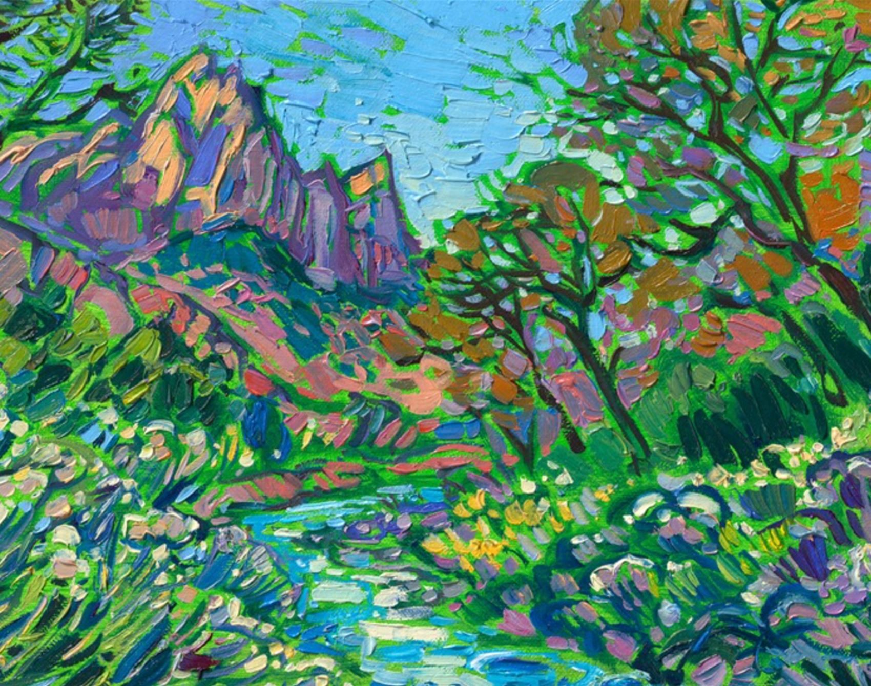 erin hanson has a knack for painting super-vibrant scenes