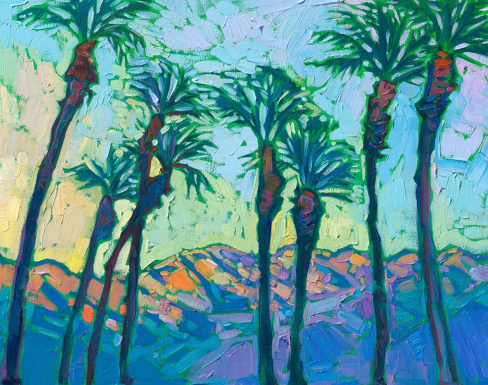 erin hanson has a knack for painting super-vibrant scenes