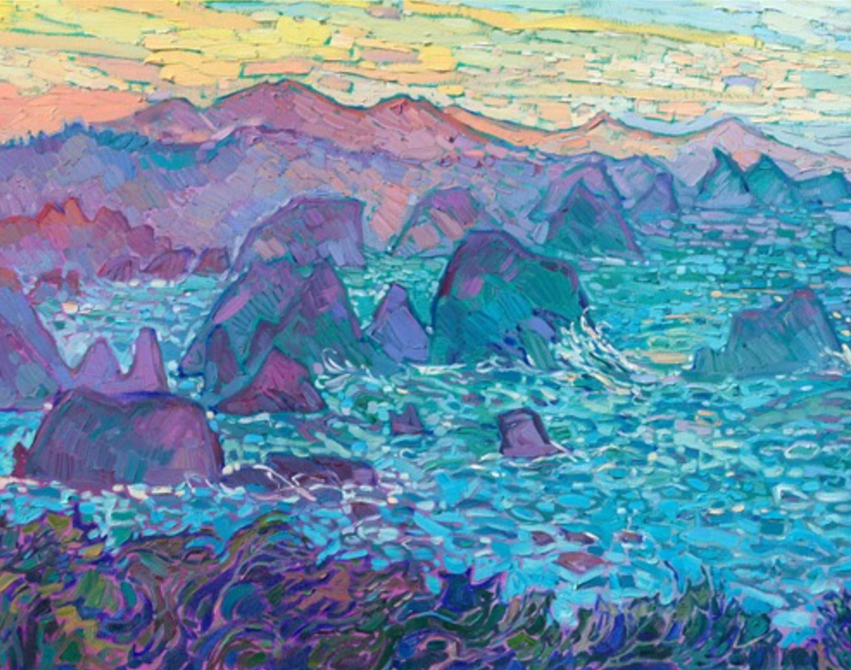 erin hanson has a knack for painting super-vibrant scenes