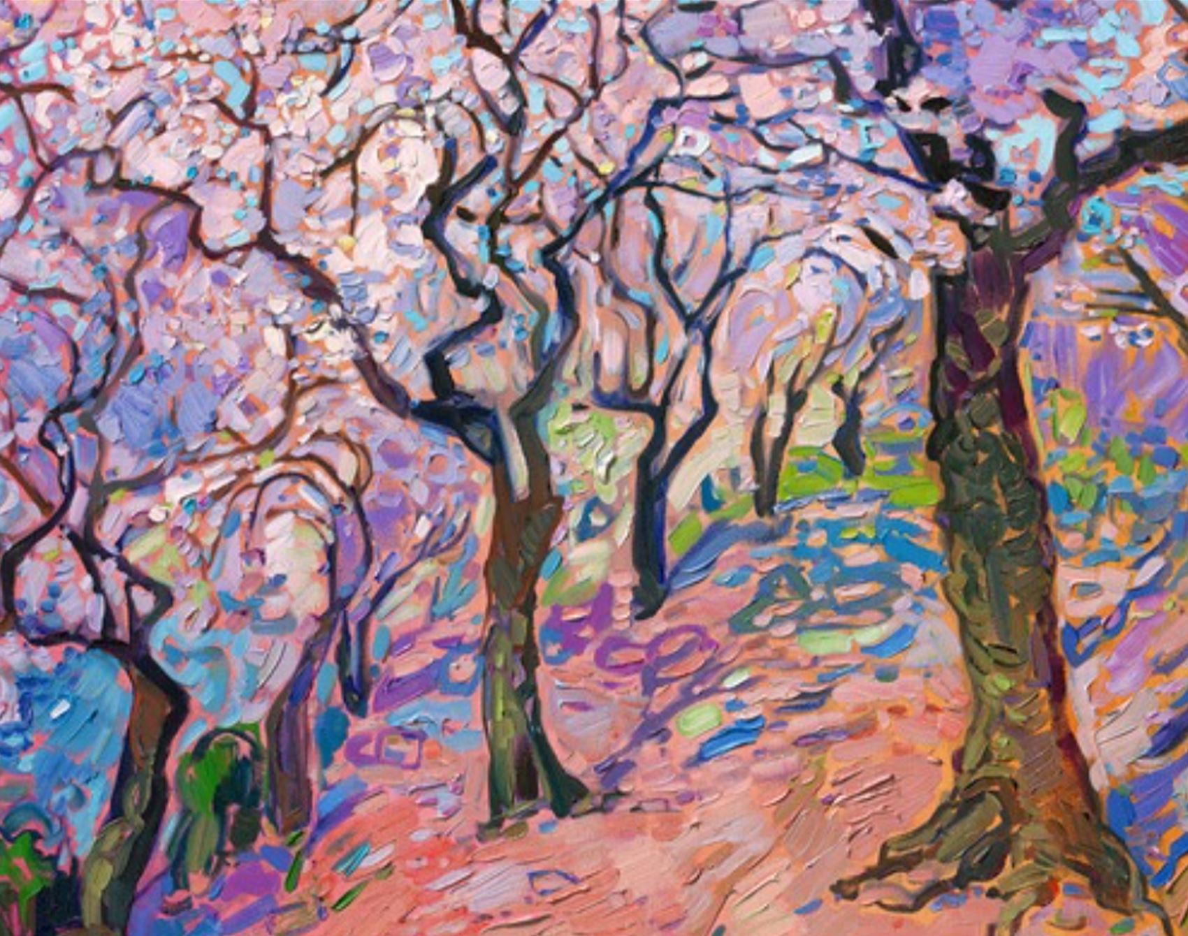 erin hanson has a knack for painting super-vibrant scenes