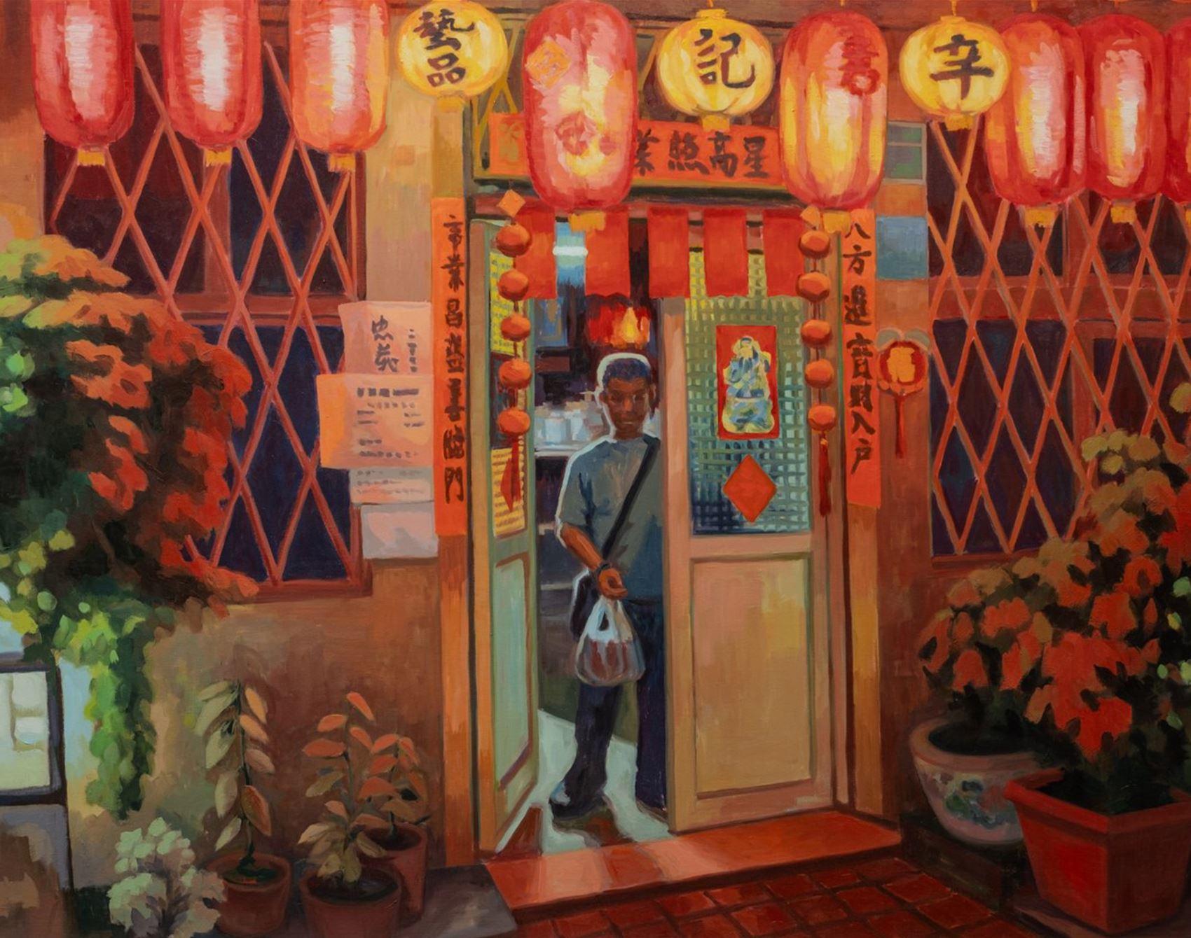Li Ang Wang liang wang paints hazy urban scenes • art • frankie magazine ...