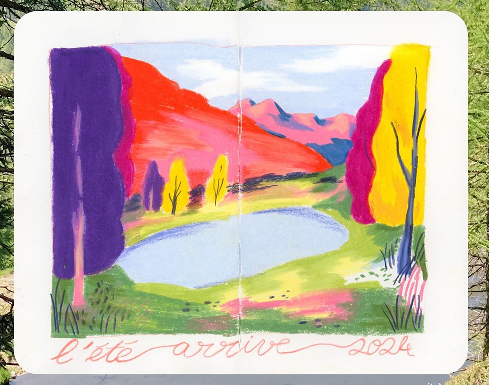 feast your eyes on alexia winterhalter's soothing landscapes