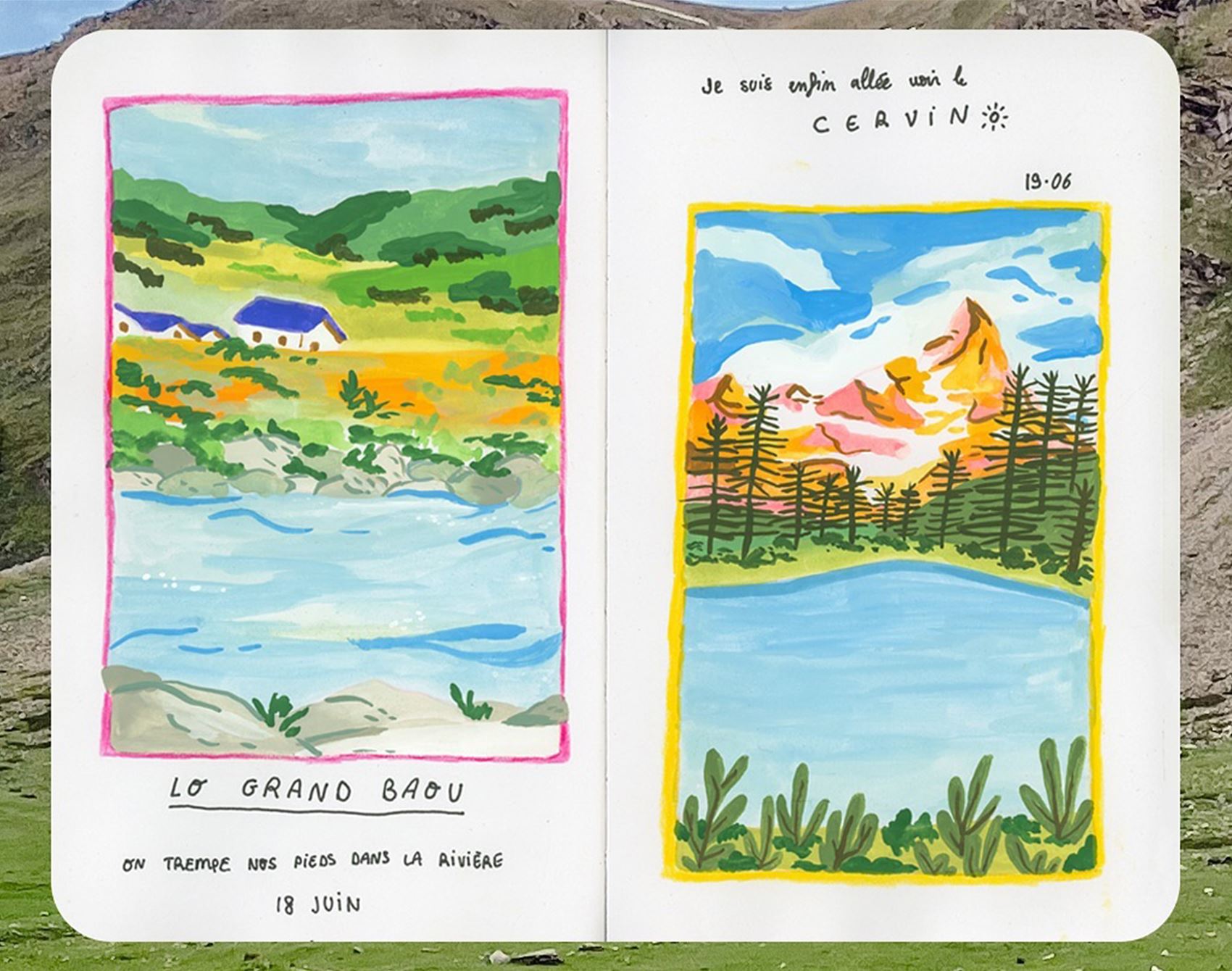 feast your eyes on alexia winterhalter's soothing landscapes