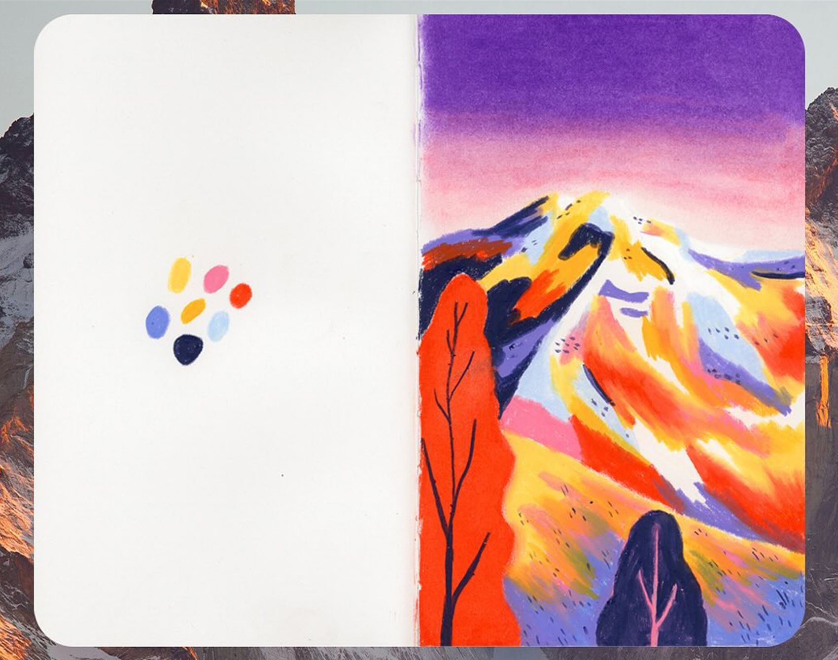 feast your eyes on alexia winterhalter's soothing landscapes