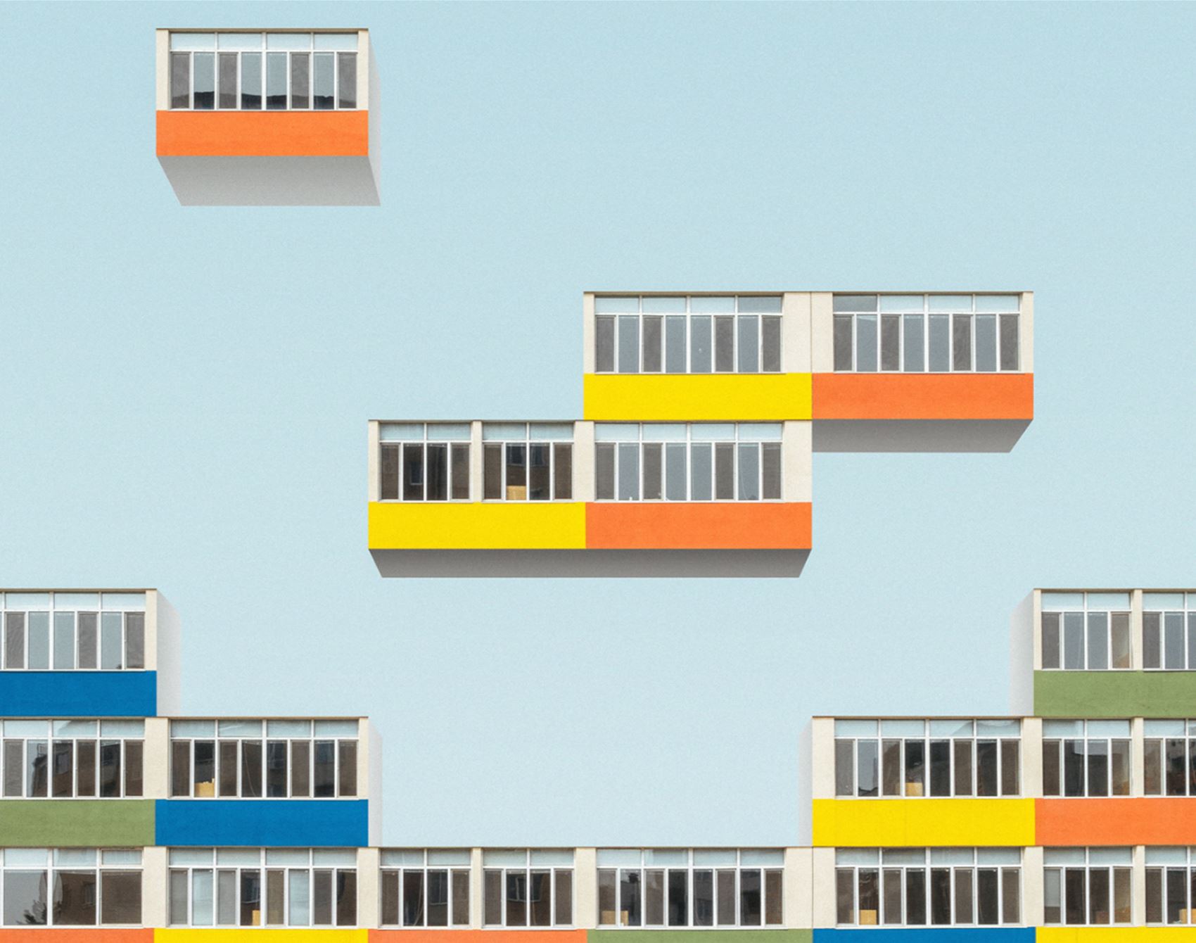 this shutterbug transforms his world into a game of tetris