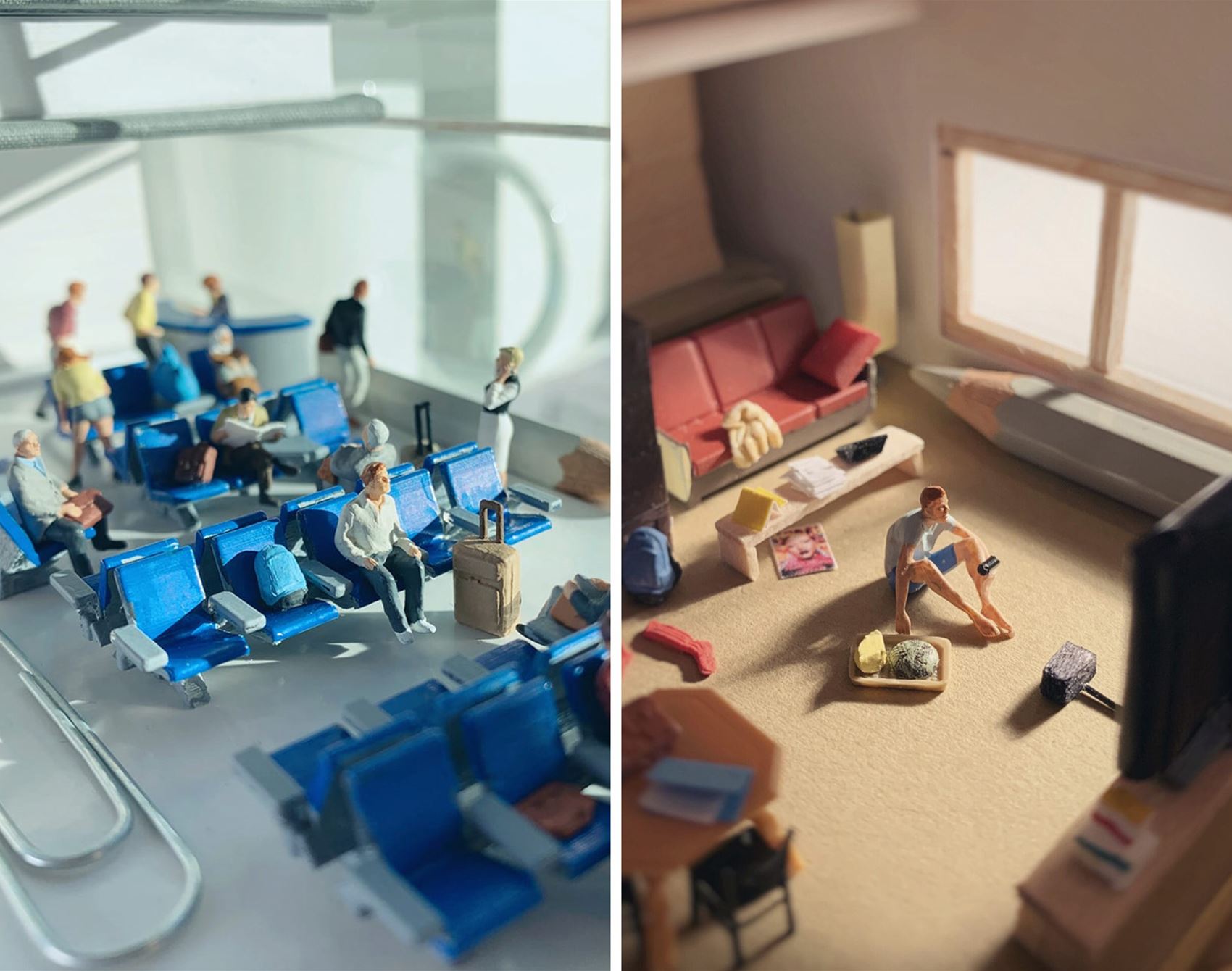 Derrick Lin derrick lin's miniature art captures the whimsy of everyday life ...
