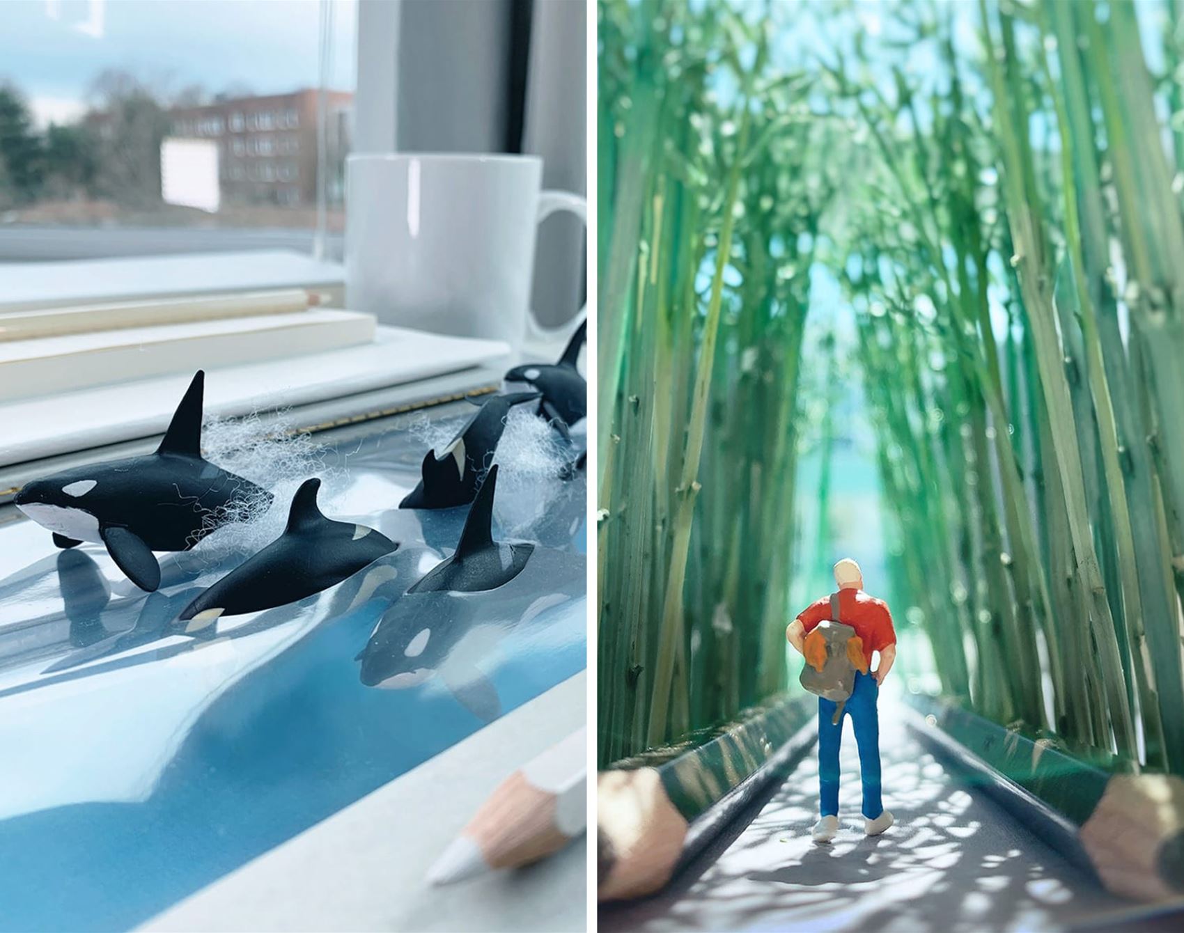 Derrick Lin derrick lin's miniature art captures the whimsy of everyday life ...