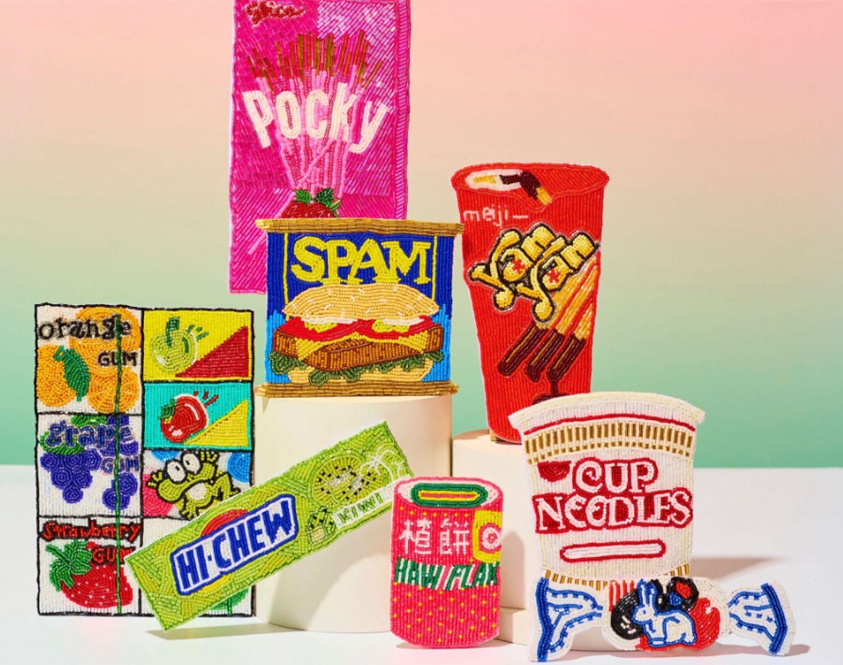 get a load of vi nguyen's beaded snacks