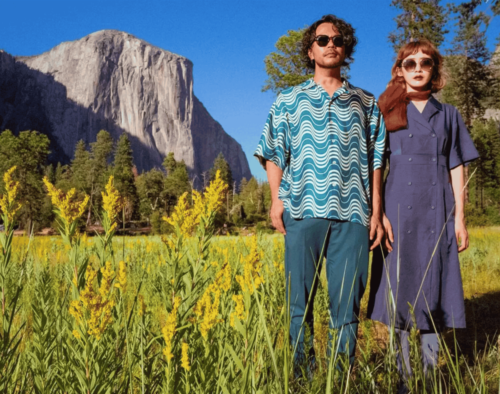 this might be the most stylish travelling couple you’ve ever seen