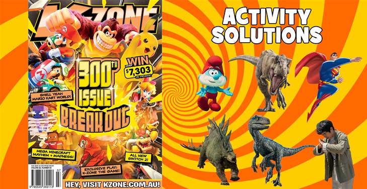 July 2025 'Break Out' 300th Issue Activity Solutions July 2025 'Break Out' 300th Issue Activity Solutions