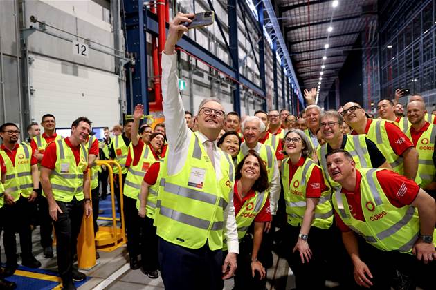 Coles Group opens automated distribution centre in Sydney's west