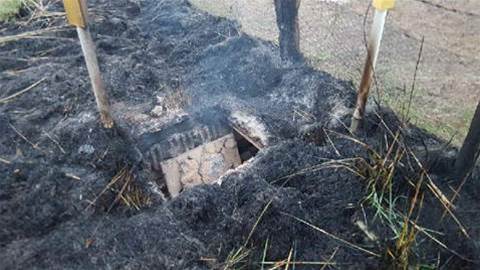 Telstra pit fire not caused by lightning, RFS finds