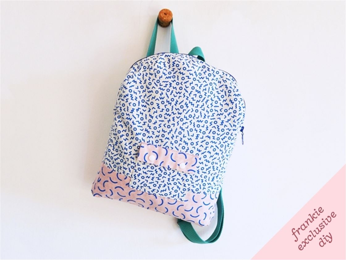 frankie exclusive diy: classic '80s backpack frankie exclusive diy: classic '80s backpack