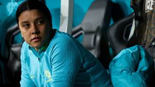 Matildas coach supports Sam Kerr after racism charge
