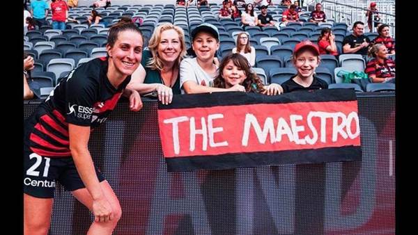 'Imagine bringing her on for the Matildas' Celebrating 100 incredible games for Mastrantonio