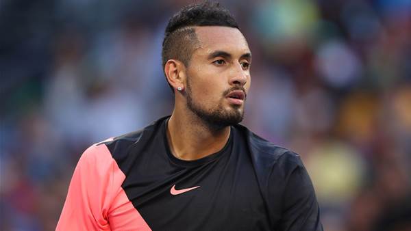 Kyrgios admits to nerves after opening round win