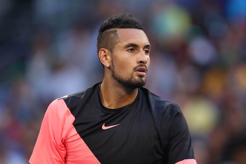 Kyrgios admits to nerves after opening round win Kyrgios admits to nerves after opening round win