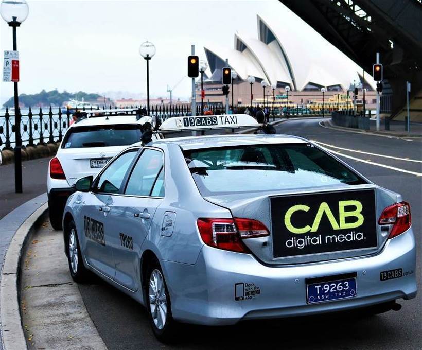 Digital displays come to Aussie taxis