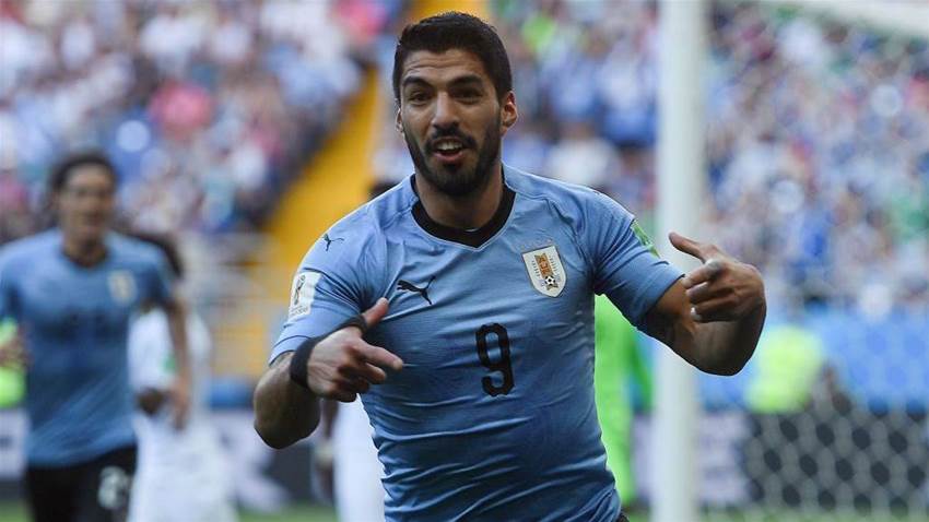 Uruguay beat Saudi Arabia 1-0 to reach knockout stages