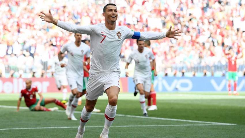 Ronaldo scores record-breaking header as Portugal beat Morocco Ronaldo scores record-breaking header as Portugal beat Morocco