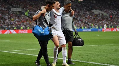 Injured Trippier leaves pitch before end of Croatia semi-final