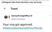 German foreign ministry backtracks after sense of humour failure