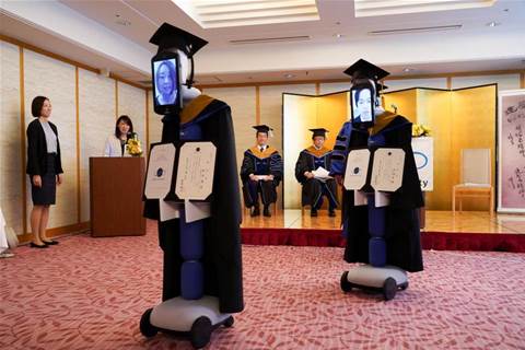 Robots replace Japanese students at graduation amid coronavirus