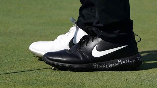 Champ's shoes and words make big statement