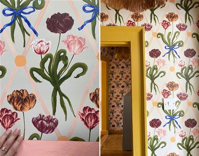 polly fern wallpaper