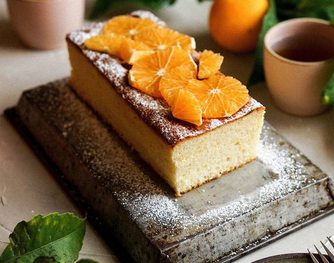 orange castella cake orange castella cake