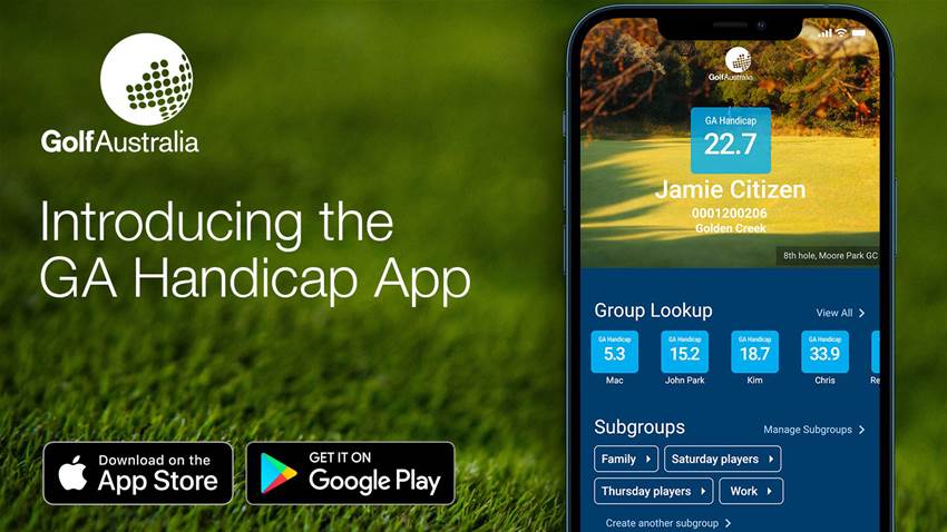 Official GA Handicap App now available Official GA Handicap App now available