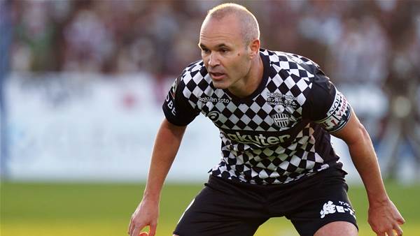 A-League's Victory beaten by Iniesta's Kobe in Champions League